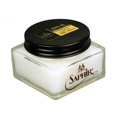 Крем для гладкой кожи с норковым маслом MINK OIL SAPHIR MEDAILLE d'or 1925 Paris, банка стекло, 75 мл. 